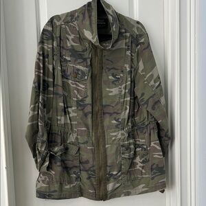 Ashley By 26 International Green Camouflage Field Jacket